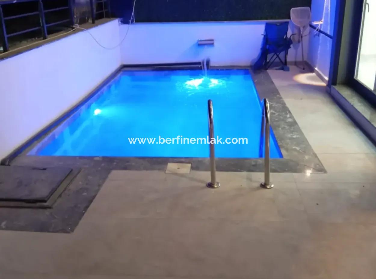 3 1 Front Façade Villa With Pool In Hisar Neighborhood In Aydin Didimde