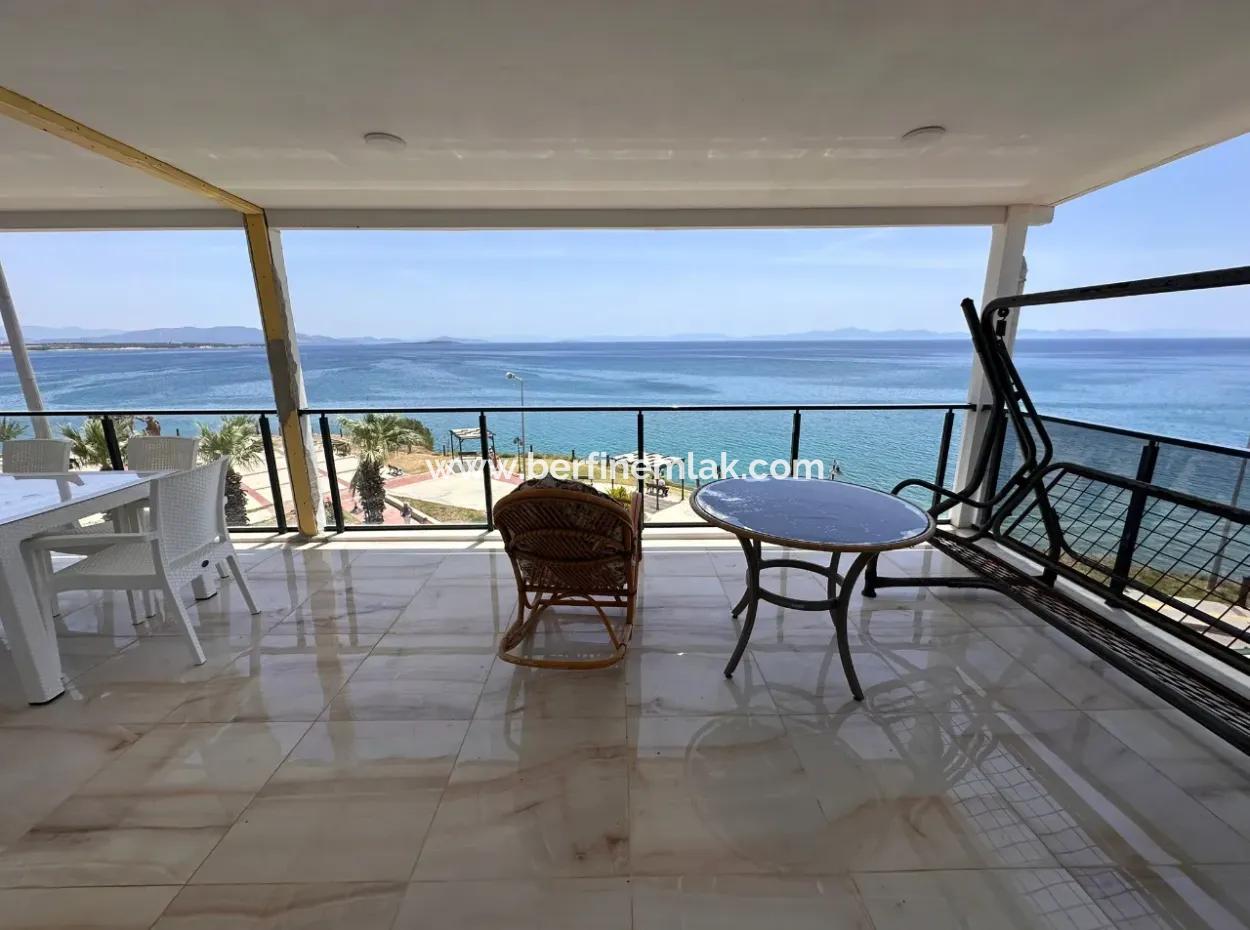 Didim Altınkum Da Denize Sıfır Villa Tadında Satılık Dubleks Daire